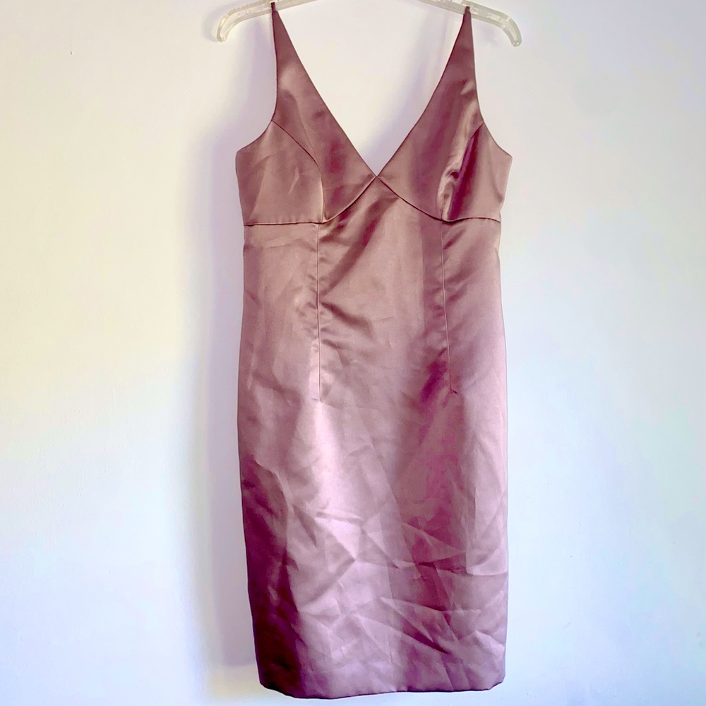 NWT Casual Corner Violet Satin Cocktail Dress